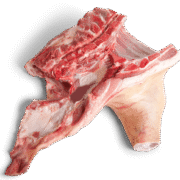 Frozen Pig Front with Cheek In Spain